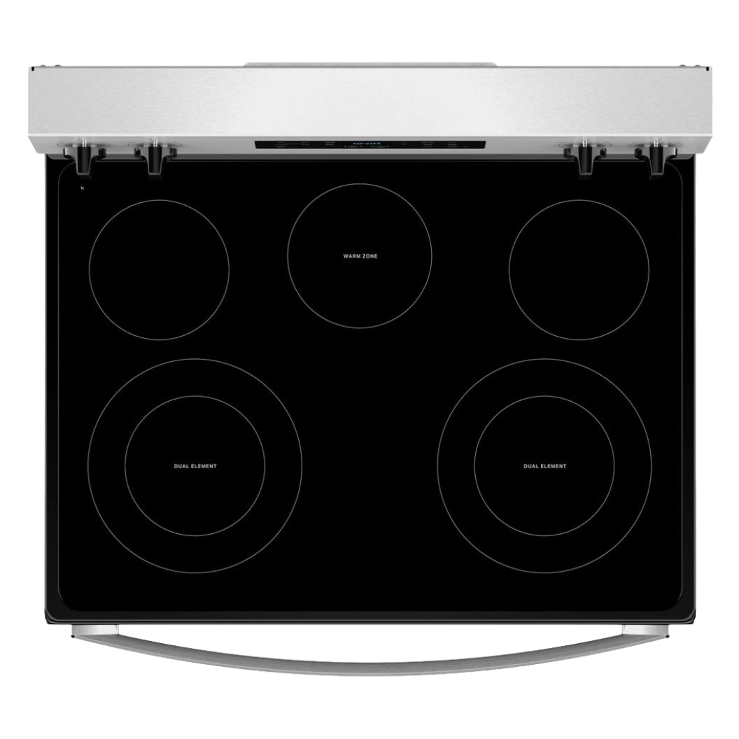 Cuisinière électrique 30 po, 5,3 pi³ Inox avec Éléments FlexHeat™, Air Fry sans préchauffage et Convection