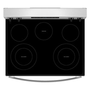 Cuisinière électrique 30 po, 5,3 pi³ Inox avec Éléments FlexHeat™, Air Fry sans préchauffage et Convection