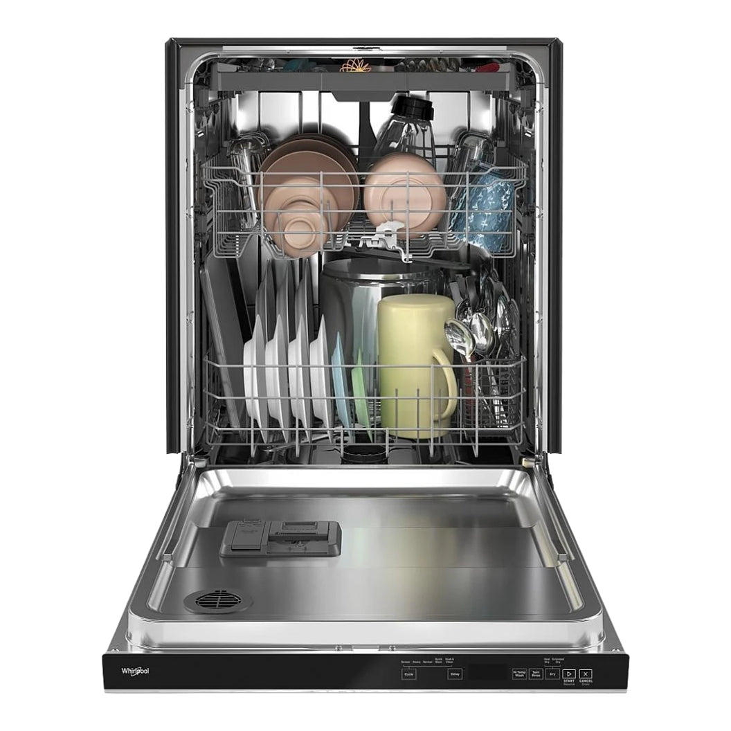 Lave-vaisselle encastrable 24 po, 47 dBA Inox 3 paniers avec Cycle par capteur et Filtration de l'eau
