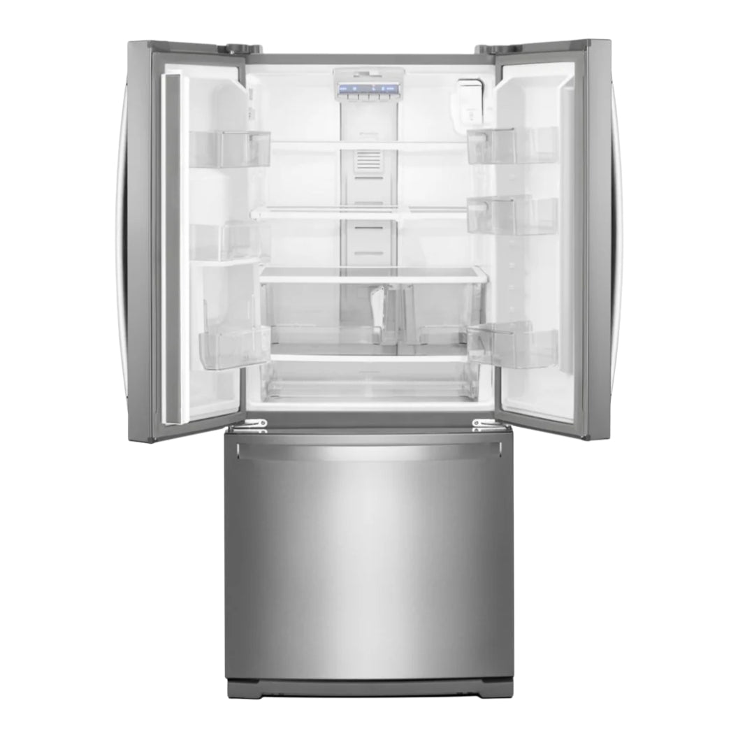 Réfrigérateur à portes françaises 30 po, 20 pi³ Inox avec Filtre à air FreshFlow™