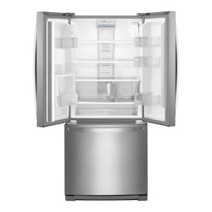Réfrigérateur à portes françaises 30 po, 20 pi³ Inox avec Filtre à air FreshFlow™
