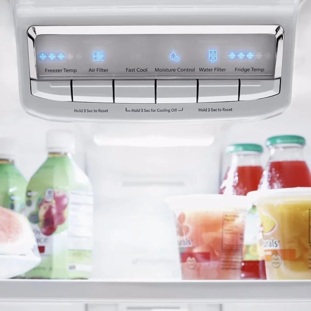 Réfrigérateur à portes françaises 30 po, 20 pi³ Inox avec Filtre à air FreshFlow™