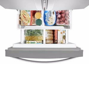 Réfrigérateur à portes françaises 30 po, 20 pi³ Inox avec Filtre à air FreshFlow™