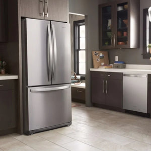 Réfrigérateur à portes françaises 30 po, 20 pi³ Inox avec Filtre à air FreshFlow™