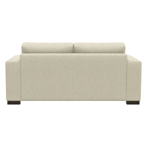 Causeuse stationnaire en tissu beige - Tennyson