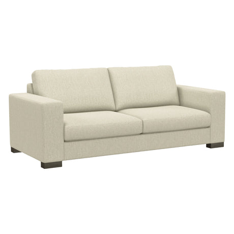Sofa condo stationnaire en tissu beige - Tennyson
