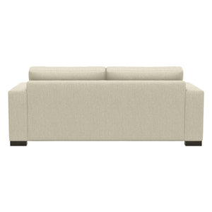 Sofa condo stationnaire en tissu beige - Tennyson