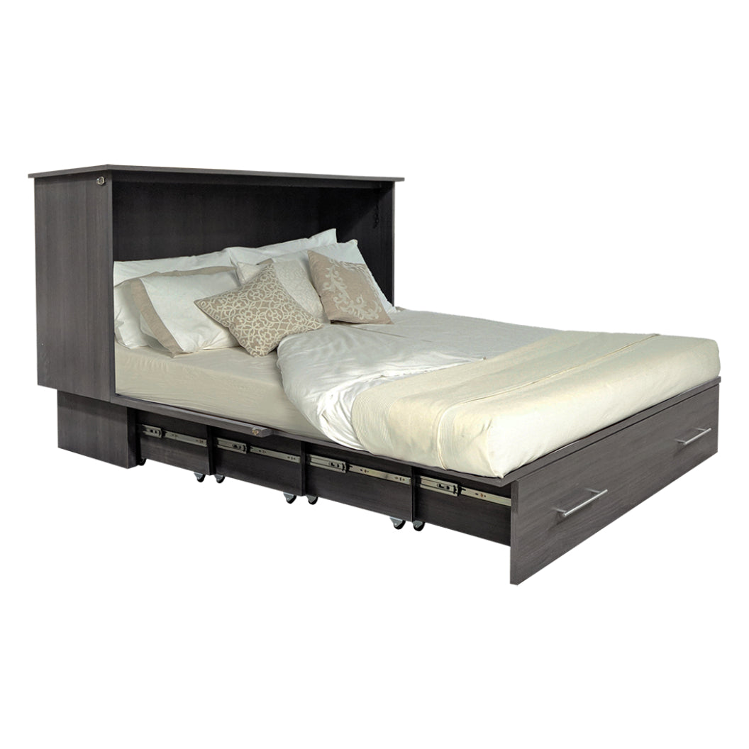Cabinet-lit avec matelas 60 po et tiroir de rangement - Midtown