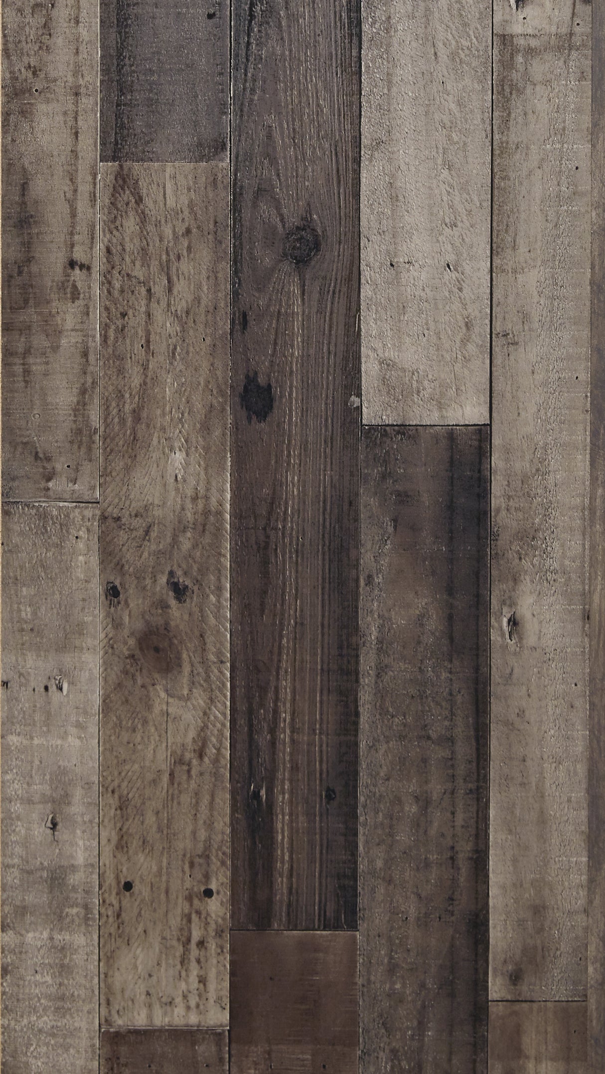 Commode à 5 tiroirs en bois et placage multi gris