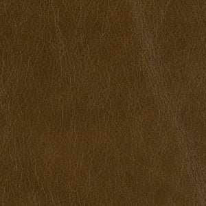 Causeuse stationnaire en cuir brun - Eliot