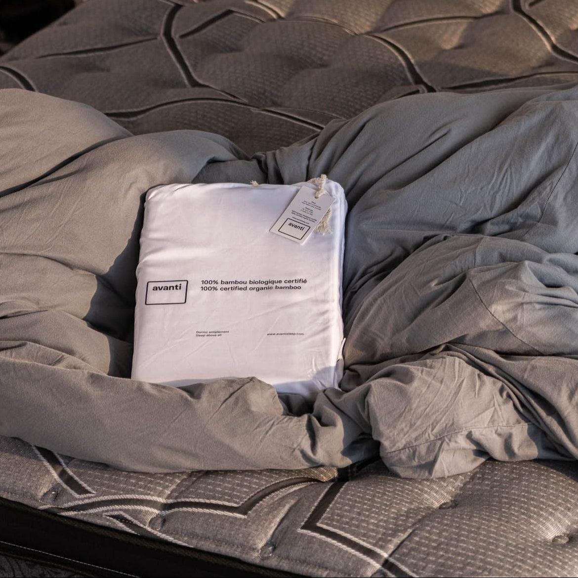 Ensemble de draps en bambou biologique
