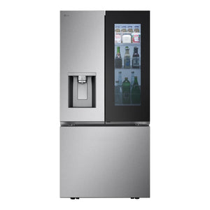Réfrigérateur à portes françaises 33 po, 24,5 pi³ Inox avec InstaView Door-in-Door, Craft Ice