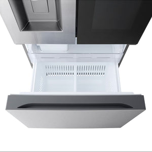 Réfrigérateur à portes françaises 33 po, 24,5 pi³ Inox avec InstaView Door-in-Door, Craft Ice