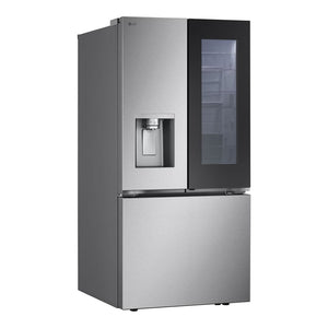 Réfrigérateur à portes françaises 33 po, 24,5 pi³ Inox avec InstaView Door-in-Door, Craft Ice