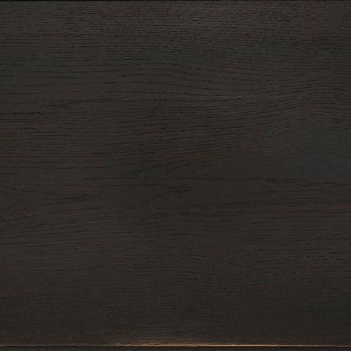 Huche de buffet en verre et bois noir 2 portes - Galliden