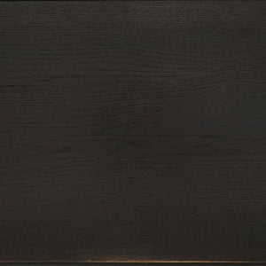Huche de buffet en verre et bois noir 2 portes - Galliden