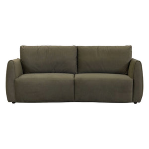 Causeuse en tissu vert boréal - Kasp
