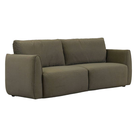 Causeuse en tissu vert boréal - Kasp