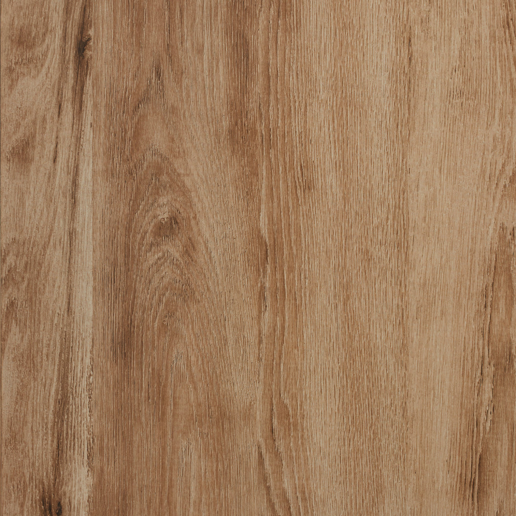 Lit complet en bois et placage brun clair avec 6 tiroirs Hyanna - Grand / Très grand