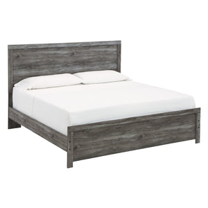 Lit complet en bois/MDF gris foncé Grand / Très grand - Bronyan