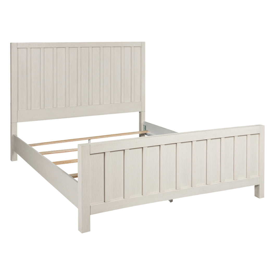 Lit complet en bois/placage bicolore Grand / Très grand - Shaybrock