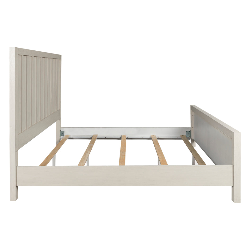 Lit complet en bois/placage bicolore Grand / Très grand - Shaybrock