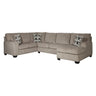 Sectionnel 3 pièces en tissu avec chaise longue - Ballinasloe