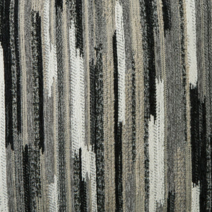 Sectionnel 2 pièces en tissu gris graphite avec chaise longue & 2 coussins - Arendale