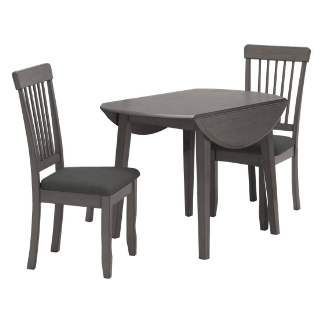 Ensemble de salle à manger avec 2 chaises rembourrées - Shullden