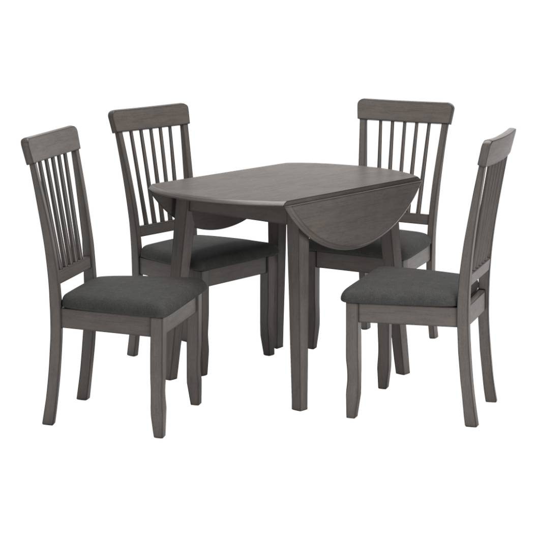 Ensemble de salle à manger avec 4 chaises rembourrées - Shullden