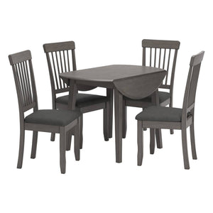 Ensemble de salle à manger avec 4 chaises rembourrées - Shullden