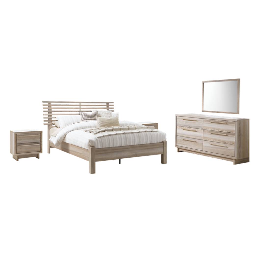 Ensemble de mobiliers de chambre 5 pièces avec lit grand - Hasbrick