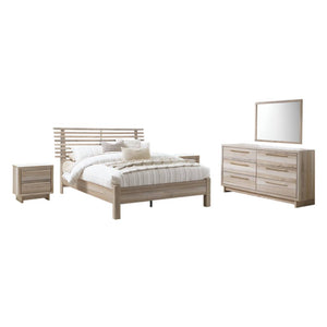 Ensemble de mobiliers de chambre 5 pièces avec lit grand - Hasbrick