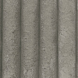 Sectionnel 2 pièces en tissu texturé avec chaise longue et coussins - Lindyn