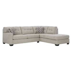 Sectionnel en tissu surdimensionné avec chaise longue - Mahoney