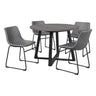 Ensemble de salle à manger en mélamine avec 4 chaises - Centiar