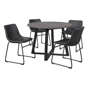 Ensemble de salle à manger en mélamine avec 4 chaises - Centiar