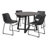 Ensemble de salle à manger en mélamine avec 4 chaises - Centiar