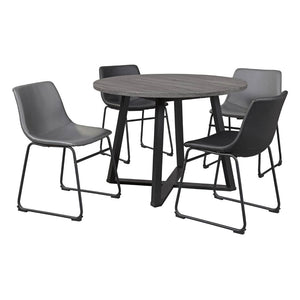 Ensemble de salle à manger en mélamine avec 4 chaises - Centiar