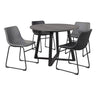 Ensemble de salle à manger en mélamine avec 4 chaises - Centiar