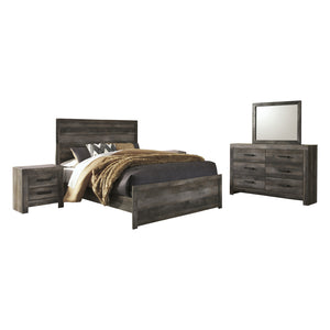 Mobilier de chambre à coucher 5 pièces Grand lit - Wynnlow