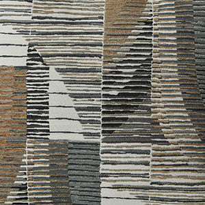 Sectionnel 3 pièces en tissu beige avec chaise longue & 3 coussins - Newellen