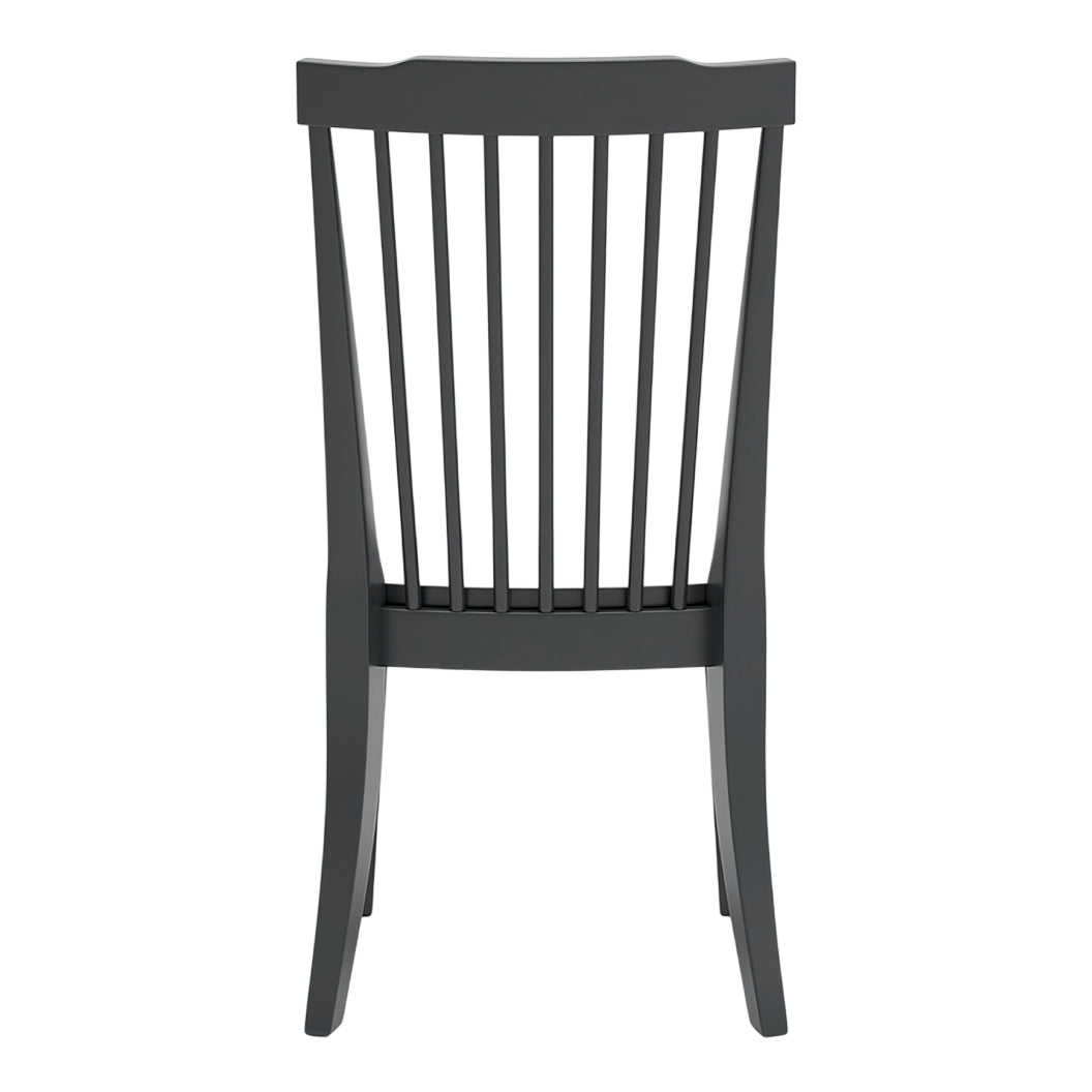 Ensemble de 2 chaises de salle à manger en bois noir - Brenkerton