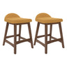 Ensemble de 2 tabourets de bar rembourrés - Lyncott