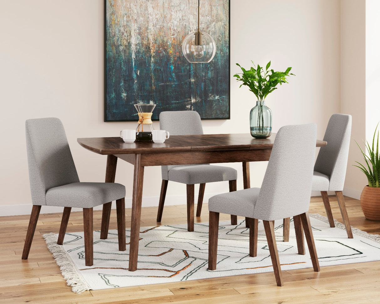 Ensemble de salle à manger en bois avec 4 chaises - Lyncott