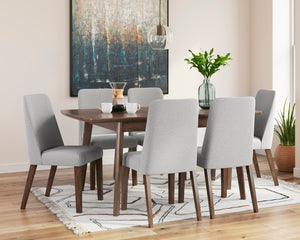 Ensemble de salle à manger en bois avec 6 chaises - Lyncott