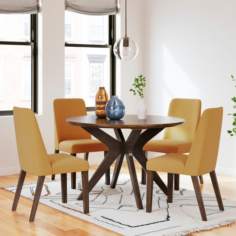Ensemble de salle à manger en bois avec 4 chaises - Lyncott