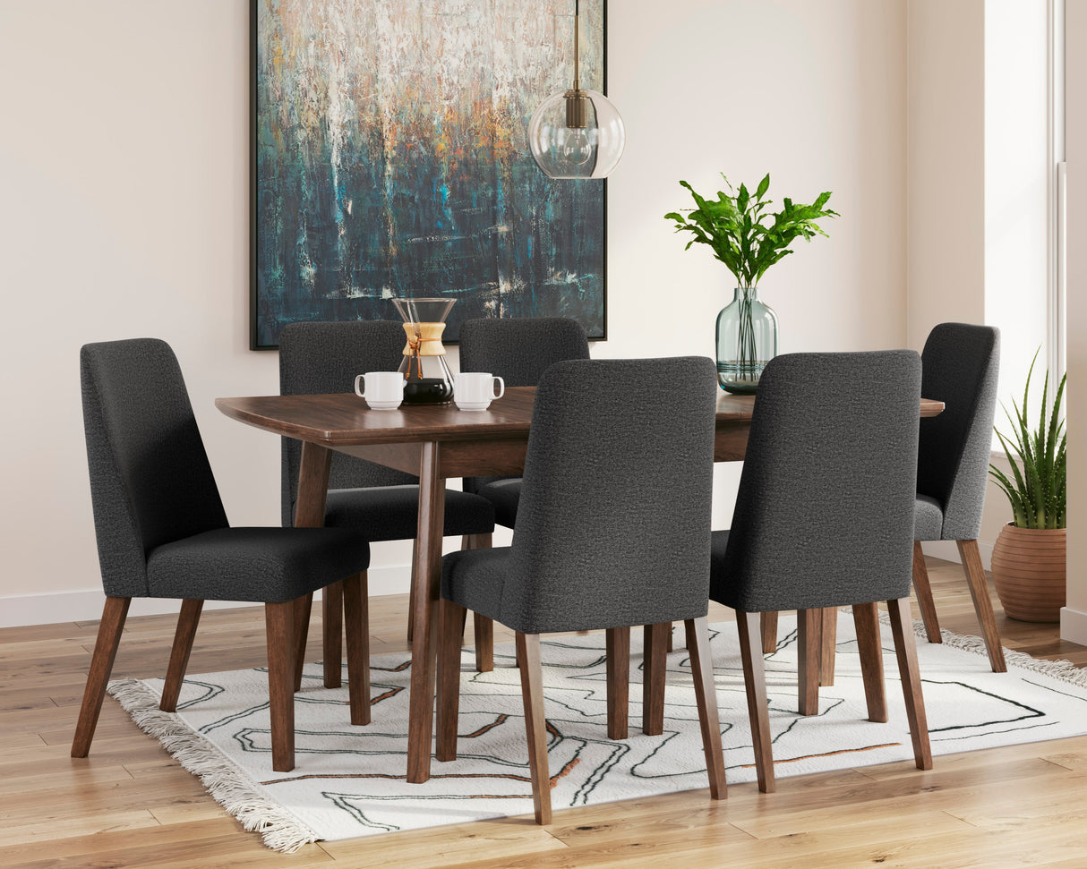 Ensemble de salle à manger en bois avec 6 chaises - Lyncott