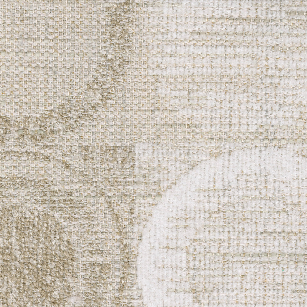 Sofa en tissu ivoire avec chaise longue & coussins - Chessington