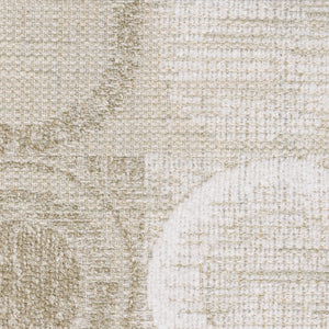 Sofa en tissu ivoire avec chaise longue & coussins - Chessington